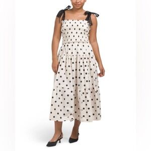 COPY - NWOT En Saison Polka Dot Maxi Dress